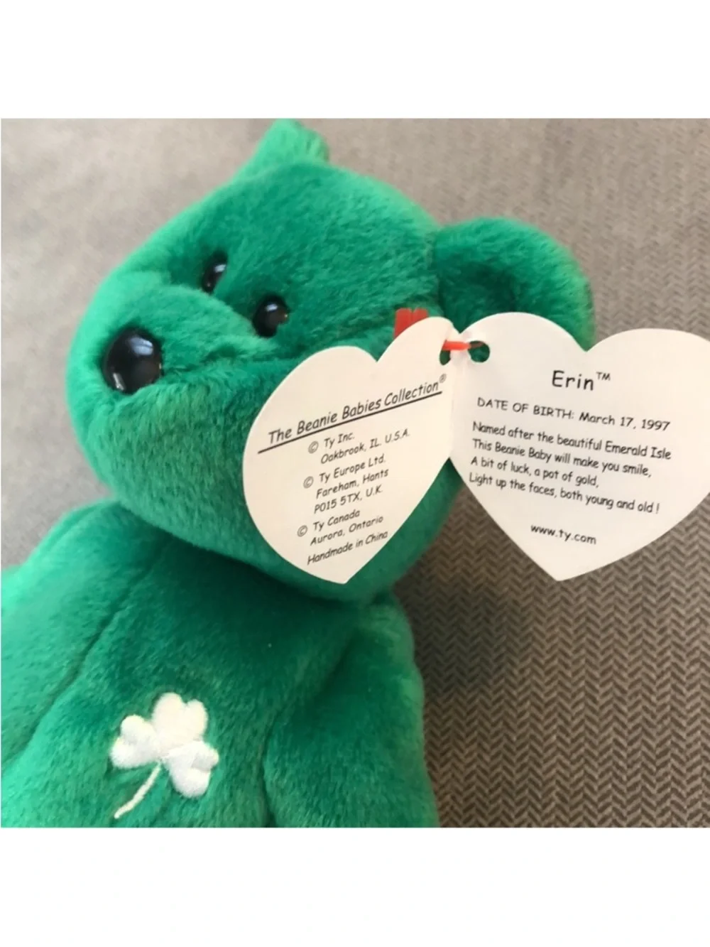 Osito, Glory & Erin Original TY Beanie Baby Bundle